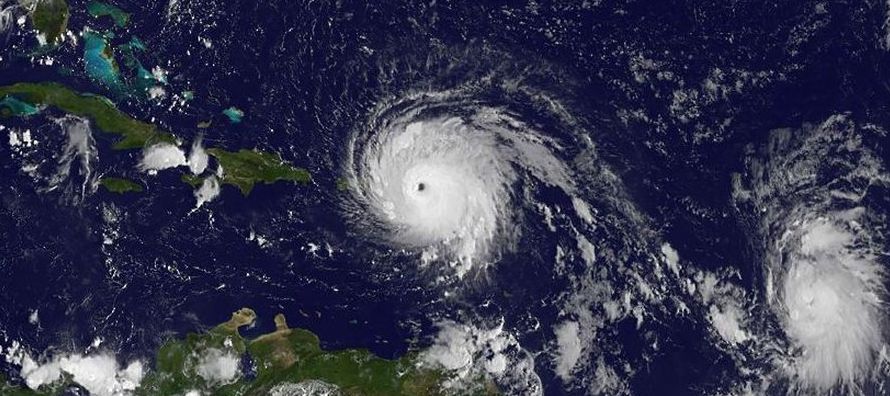 El huracán se ubica a unos 1.150 kilómetros al este de las Antillas Menores con...