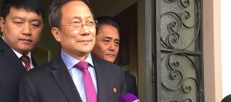 Kim Hyong Gil dijo al gobierno mexicamo que para hablar de las violaciones al derecho internacional...