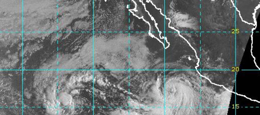 La tormenta tropical Norma, la segunda que se forma en menos de una semana en el Pacifico mexicano,...