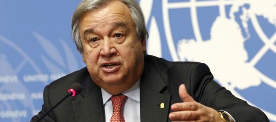 El secretario general de Naciones Unidas, António Guterres, advirtió hoy que los...
