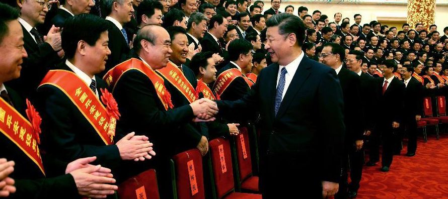 Xi, también secretario general del Comité Central del PCCh, hizo la...