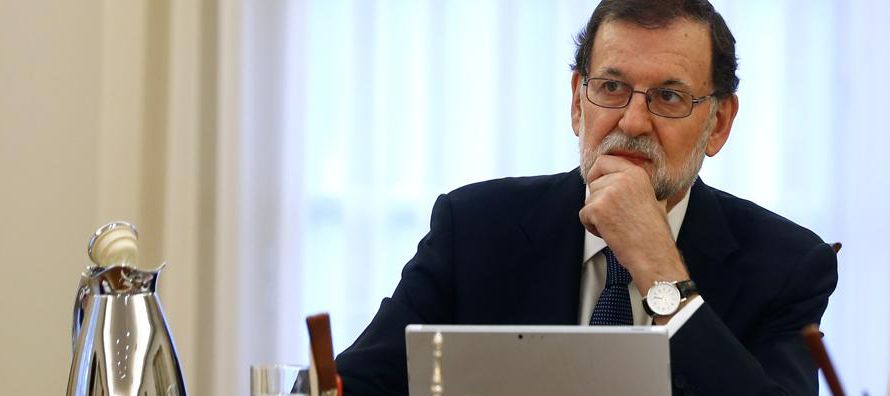 Rajoy compareció hoy en el Congreso para dar su punto de vista sobre la situación en...