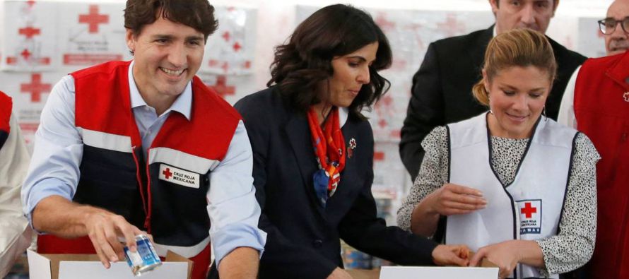 El primer ministro canadiense, Justin Trudeau, recibió hoy el cariño de los mexicanos...