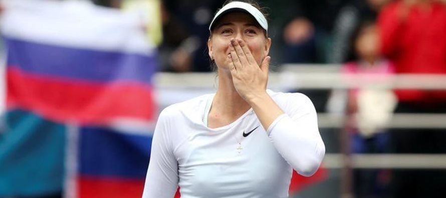 La tenista rusa Maria Sharapova ganó su primer título del circuito WTA en más...