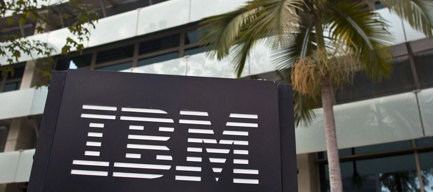 "Tras un primer semestre difícil, IBM presentó un sólido trimestre anoche...