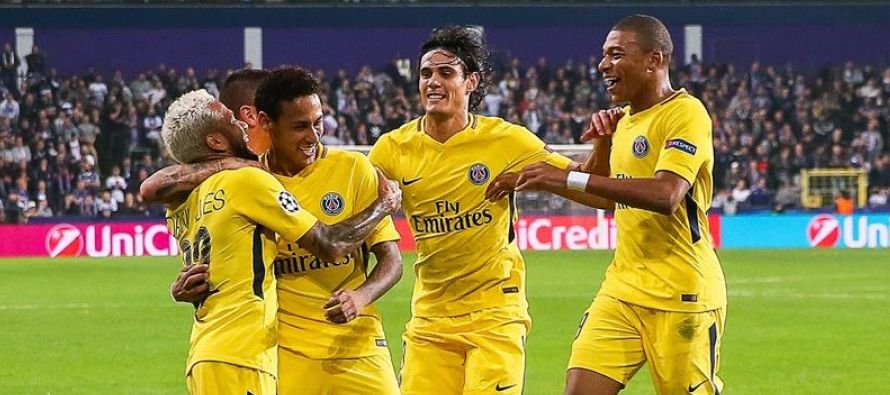 El París Saint-Germain sigue con su pleno de victorias en la Liga de Campeones tras...