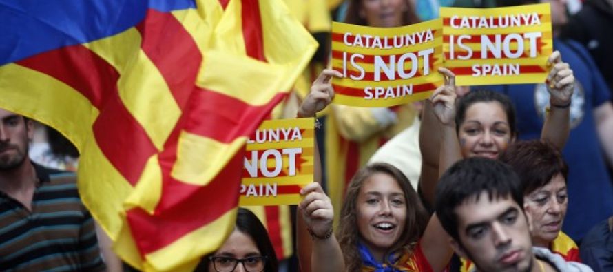 Los políticos secesionistas catalanes admitieron este martes que la proclamación de...