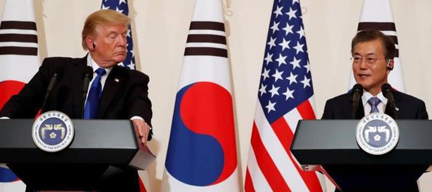 La visita que ha iniciado hoy el presidente Donald Trump a Corea del Sur ha incidido en su...