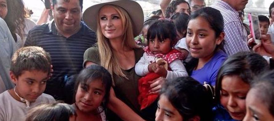 Paris no descartó regresar a México para ayudar a más hogares y escuchó...