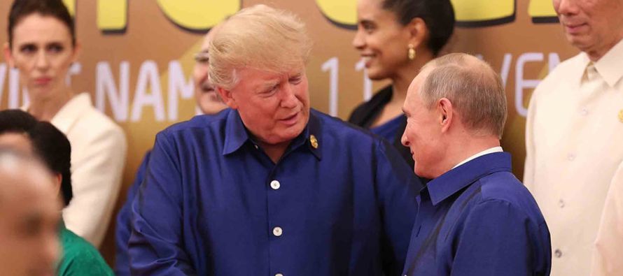 "Escuchamos que el presidente Trump quería encontrarse con el presidente Putin, fue un...