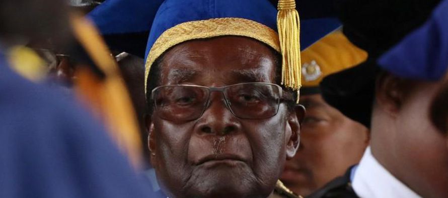 Mugabe, único gobernante que la nación africana conoce desde su independencia de...