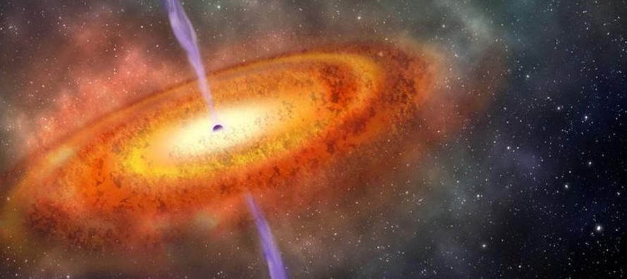 Astrónomos dijeron el miércoles que el agujero negro, localizado al centro de un...