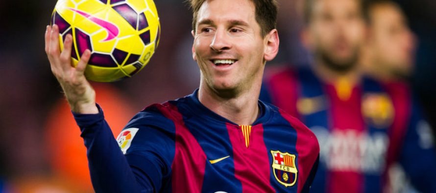 Messi repite como máximo goleador de un año natural y lo certificó con una...