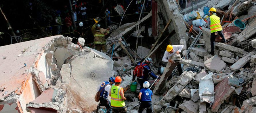 El 19 de septiembre un terremoto de magnitud 7,1 impactó en el centro y sur de México...