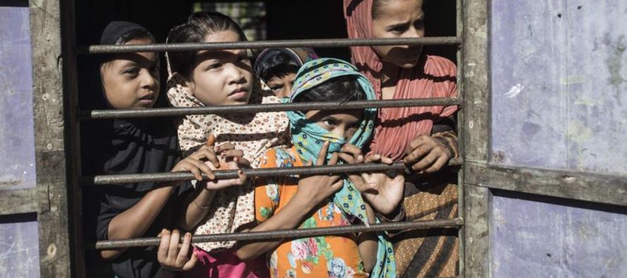 Tillerson viajó el pasado mes de noviembre a Birmania para abordar la grave crisis...