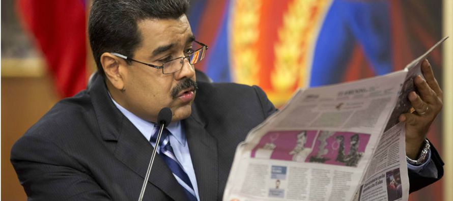 El presidente de Venezuela, Nicolás Maduro, acusó hoy a cuatro agencias...