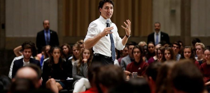 La oficina de Trudeau dijo que el primer ministro visitará Chicago, San Francisco y Los...
