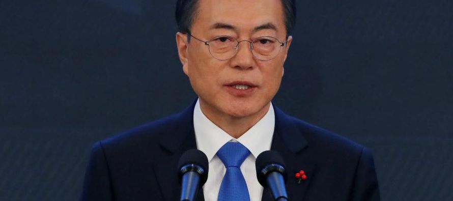 El presidente de Corea del Sur, Moon Jae-in, dijo el lunes que la mejoría de las relaciones...