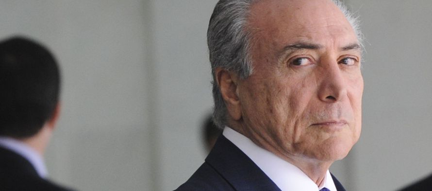 El presidente de Brasil, Michel Temer, afirmó hoy que su Gobierno no está preocupado...