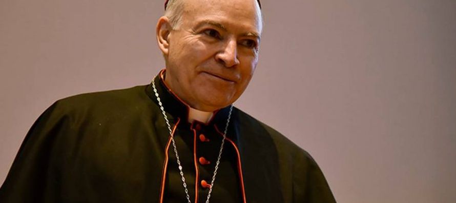 El sexto nuncio apostólico, Franco Coppola, representante del Vaticano en México,...