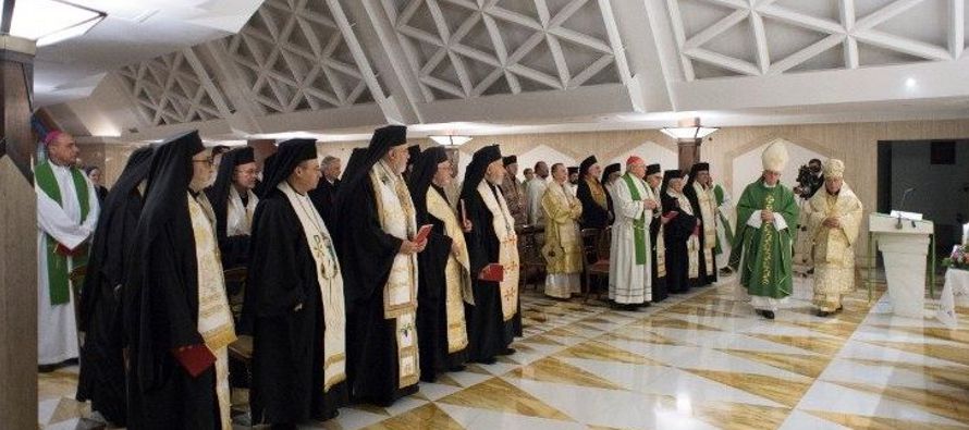 El Patriarca de Antioquía y los Obispos greco melquitas católicos viajaron a Roma al...