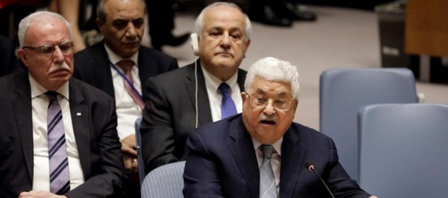 La propuesta palestina llega en respuesta a la decisión de la Casa Blanca de reconocer a...