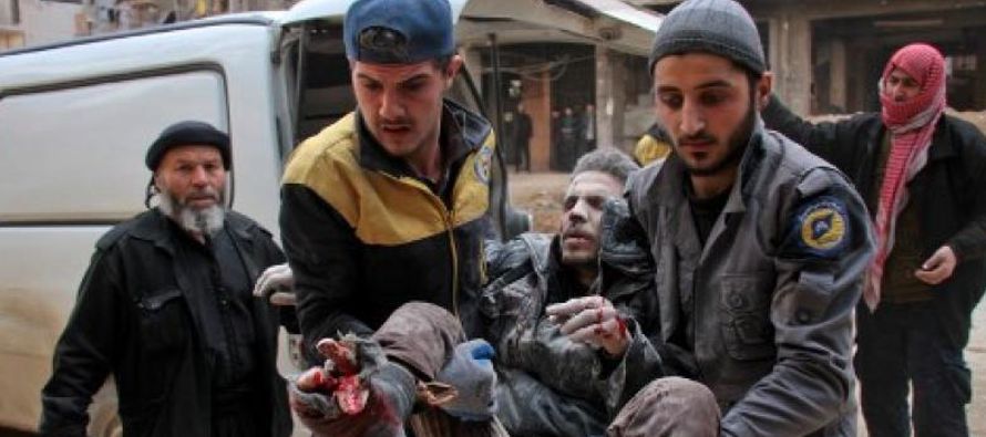 "El Gobierno sirio, con el respaldo de Rusia, está atacando de forma intencionada a su...