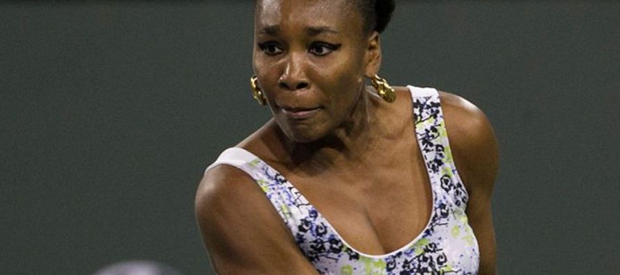 Venus Williams dominó la primera manga con gran claridad, adjudicándose el set...