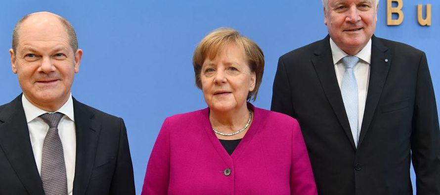 La Unión Cristianodemócrata (CDU) de Merkel y su ala bávara de la Unión...