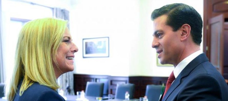 Peña Nieto reiteró a Nielsen durante el encuentro que la prioridad del Gobierno de...