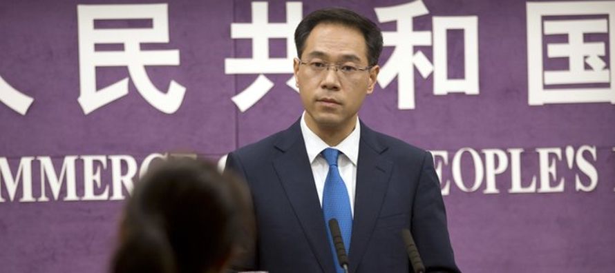 Gao insistió en que Beijing se ha apegado a las reglas de la OMC, a pesar de las quejas de...