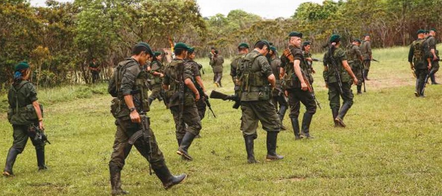 Con las FARC fuera del mapa, grupos ilegales armados como la guerrilla del Ejército de...