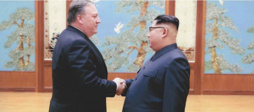 Durante su reunión en Corea del Norte, Pompeo trató de preparar la futura cumbre...