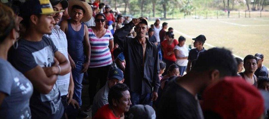 La caravana de migrantes centroamericanos llegó esta semana a Tijuana, frontera con San...