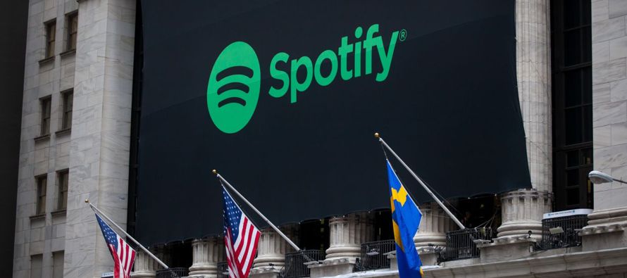 Spotify reportó una pérdida operativa de 41 millones de euros en el primer trimestre,...