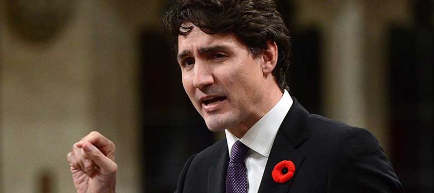 El primer ministro canadiense también dijo que "la comunidad internacional...