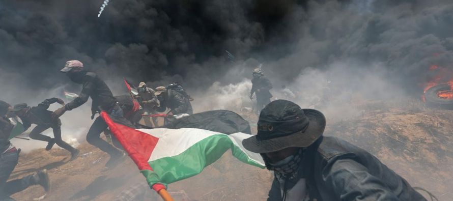 La cifra de palestinos fallecidos es la más alta para un solo día desde el conflicto...