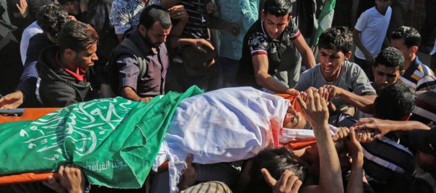 Rami Hamdallah- condenó "la brutal masacre llevada a cabo por las fuerzas de...