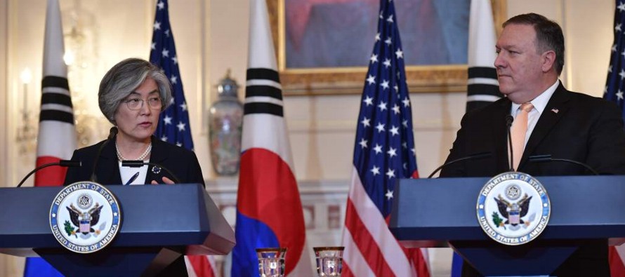Los cancilleres de Corea del Sur y EE.UU, "acordaron mantener la estrecha cooperación...