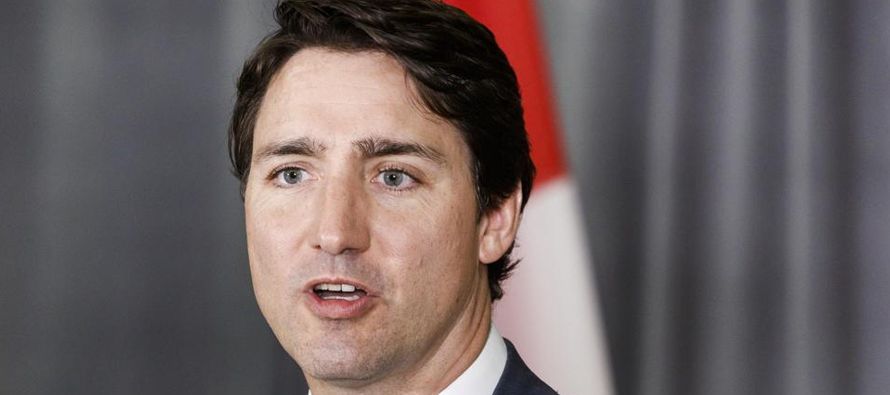 "Hay un gran acuerdo sobre la mesa", afirmó Trudeau al participar hoy en un acto...