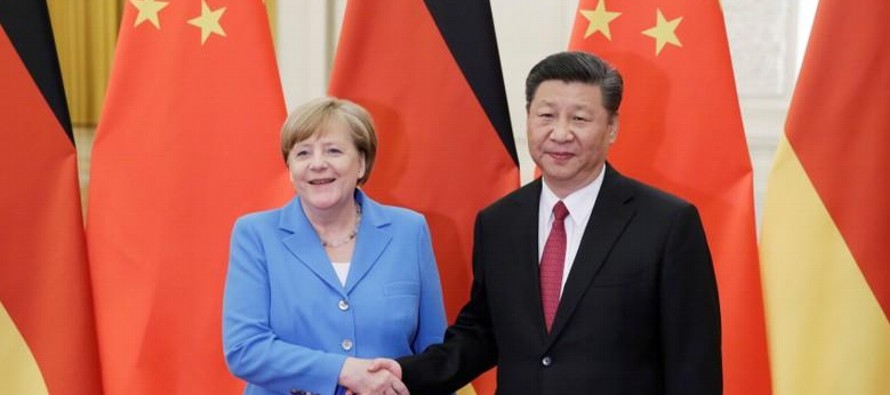 Alemania y China, dos naciones exportadoras que tienen gran superávit comercial con Estados...