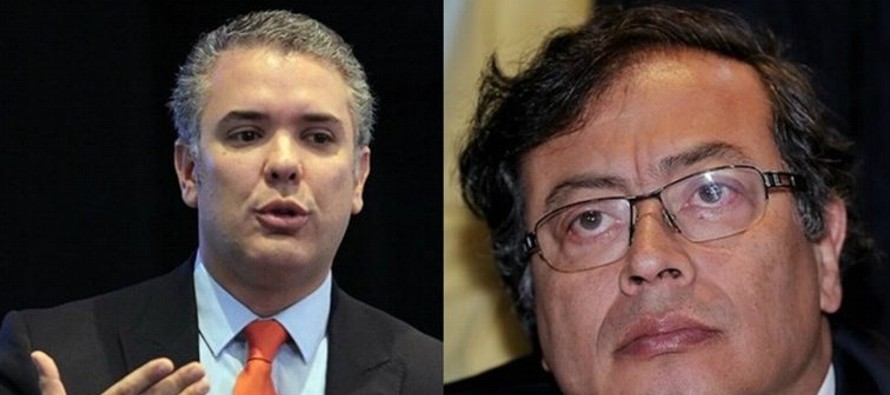 Duque y Petro representan espectros opuestos de la política colombiana y han realizado una...