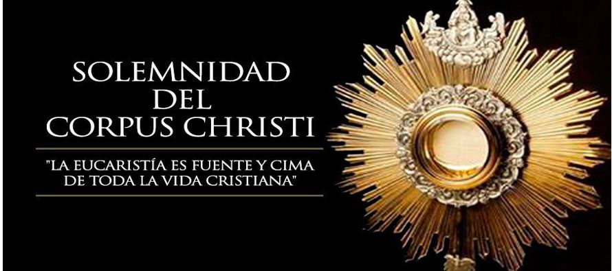 Corpus Christi es "Cuerpo de Cristo" en latín. Esta fiesta conmemora la...