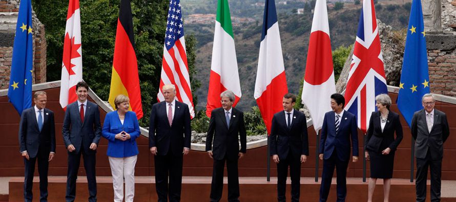 El G-7 congrega a Canadá, Estados Unidos, Japón, Reino Unido, Italia, Francia y...