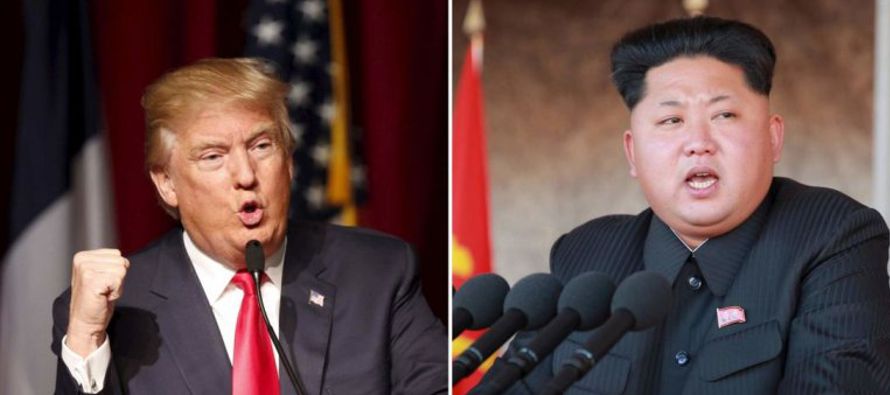  El presidente estadounidense, Donald Trump, y el líder norcoreano, Kim Jong-un,...