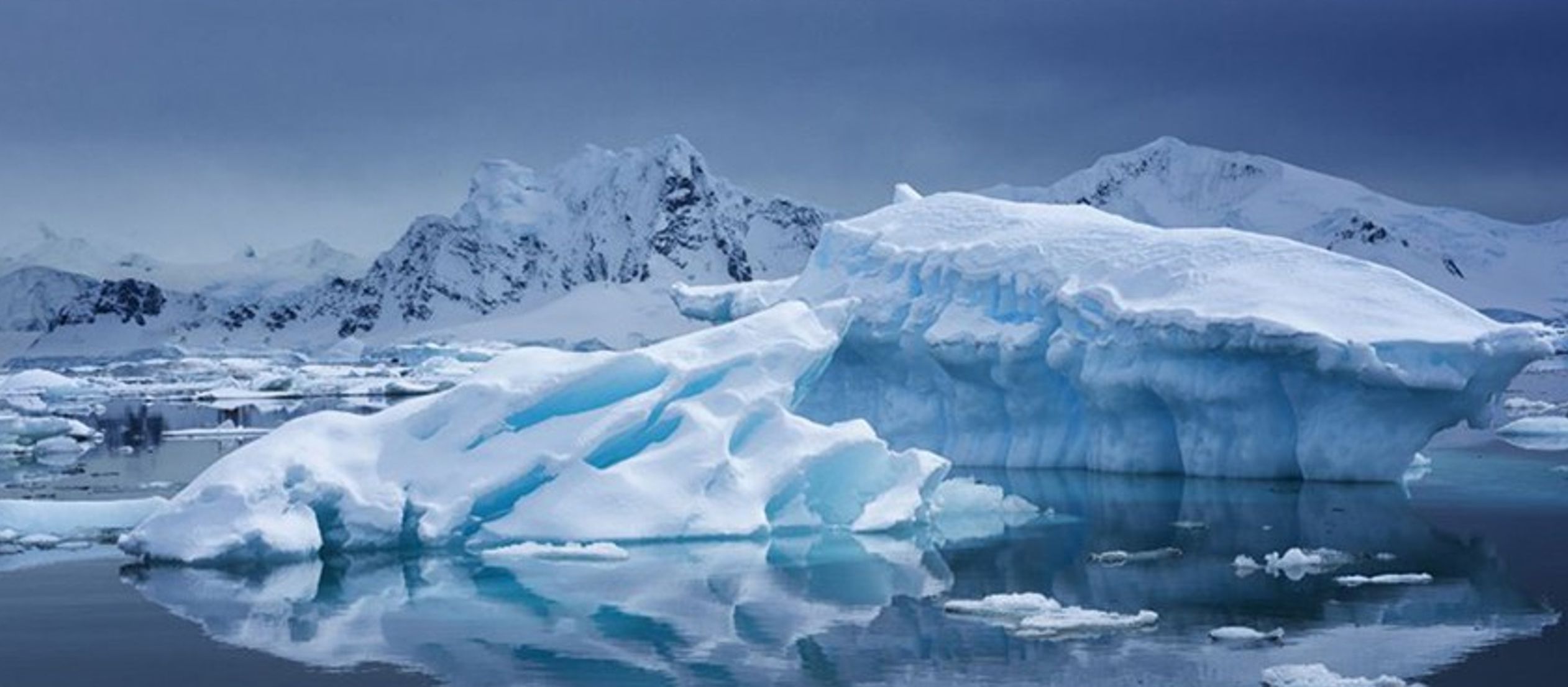 Parte de la Antártida occidental, donde se produjo la mayor parte del derretimiento,...