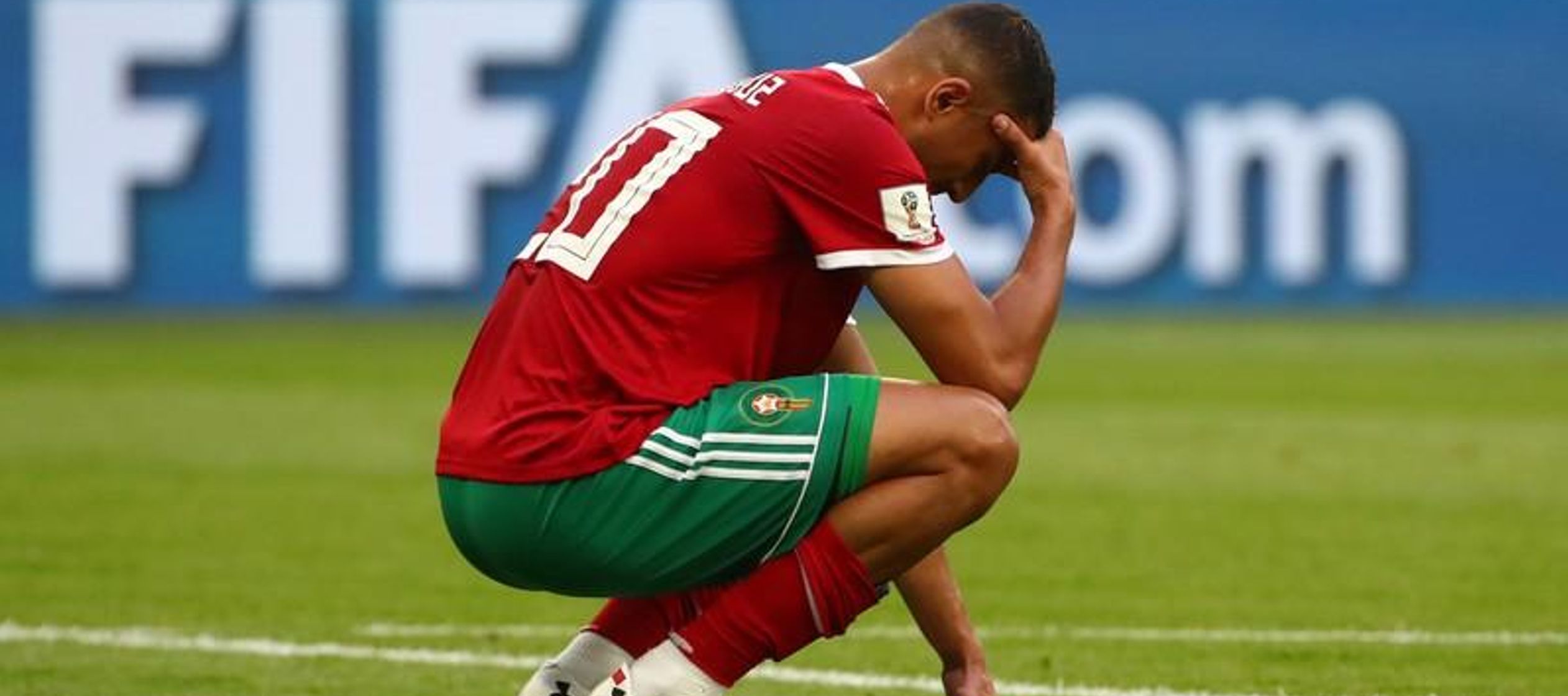 El resultado fue un duro golpe para Marruecos, que jugaba su primer partido mundialista en 20...