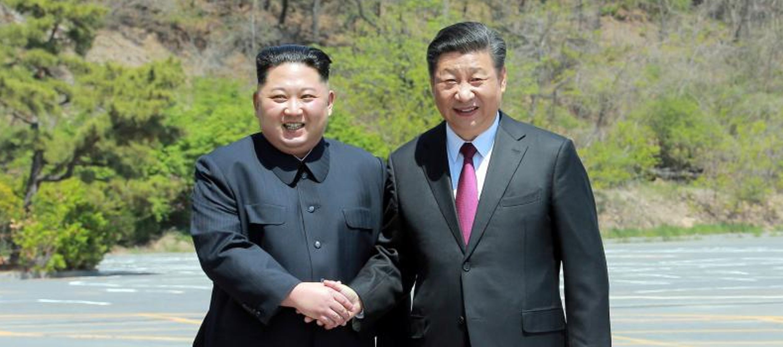 Xi dijo a Kim que estaba muy contento de ver el resultado 