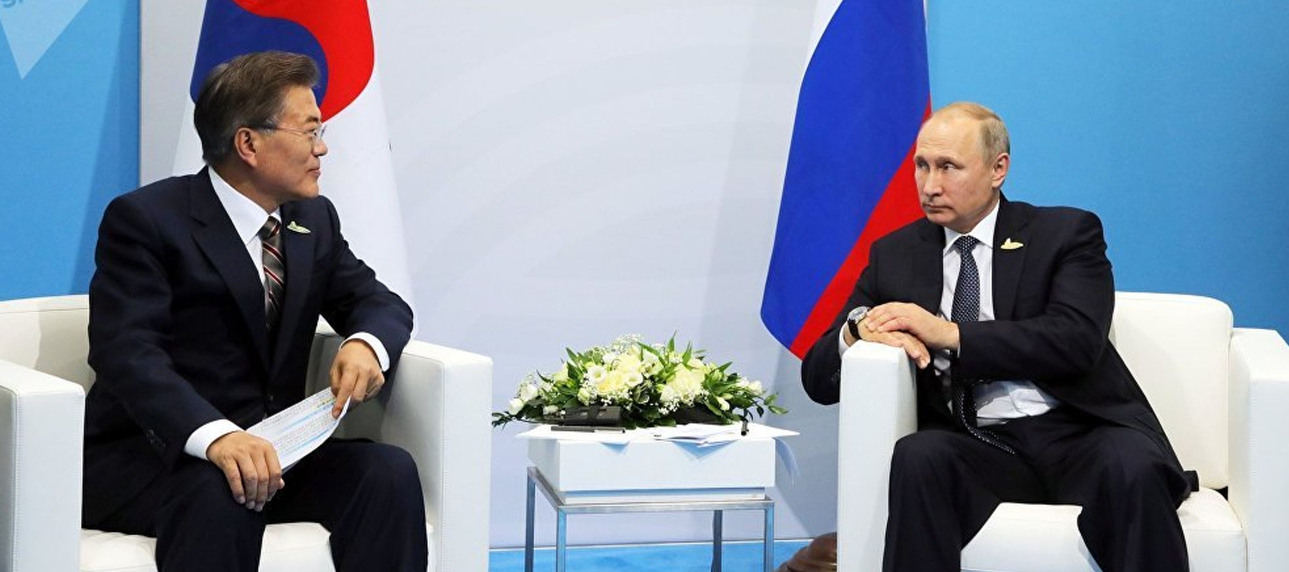 Al inicio de la cita, el jefe del Kremlin destacó que Seúl es uno de los "socios...