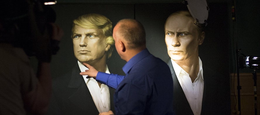 "La reunión entre el presidente de Rusia, Vladímir Putin, y el presidente de...